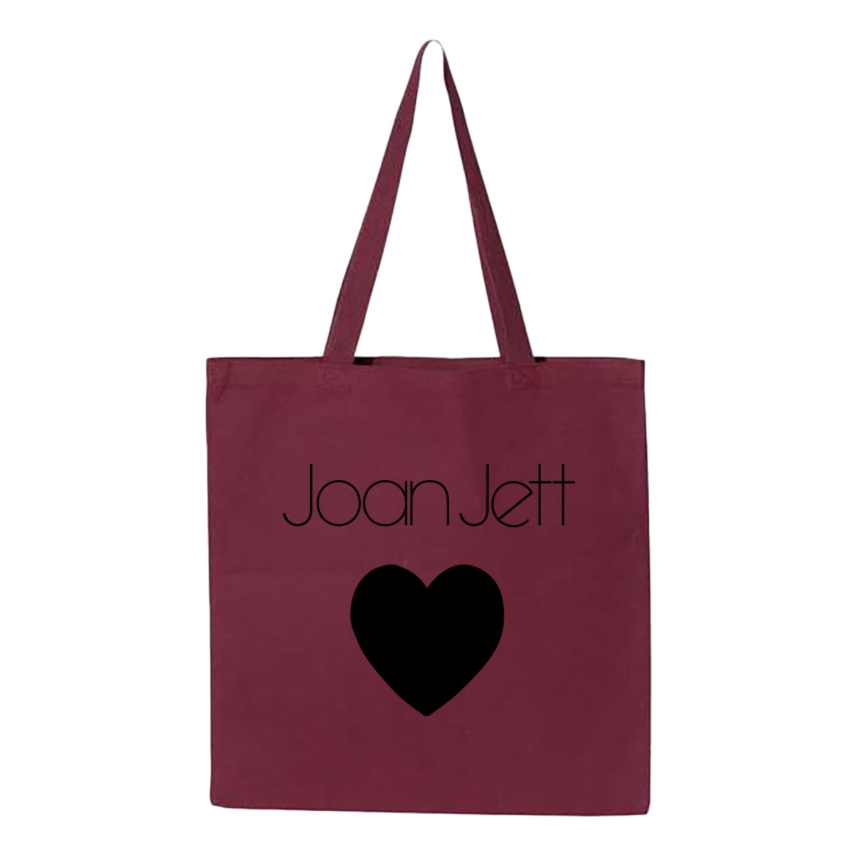 Joan Jett Maroon Tote Bag