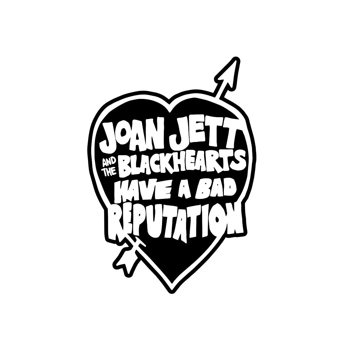 Joan Jett Bad Rep Enamel Pin