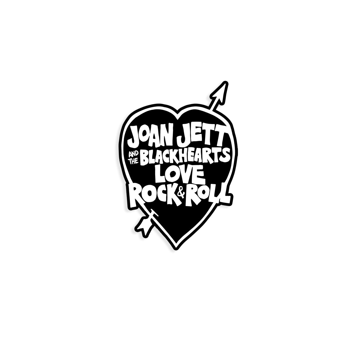 Joan Jett Love Rock & Roll Sticker