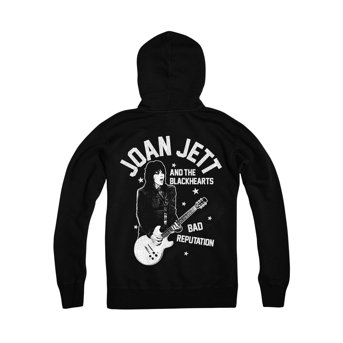 Bad Rep Guitar Image Black Zip-up Hoodie