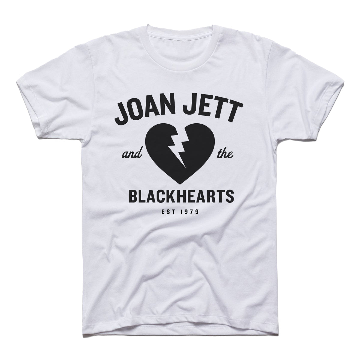 Joan Jett and the Blackhearts Lightning Heart White T-Shirt