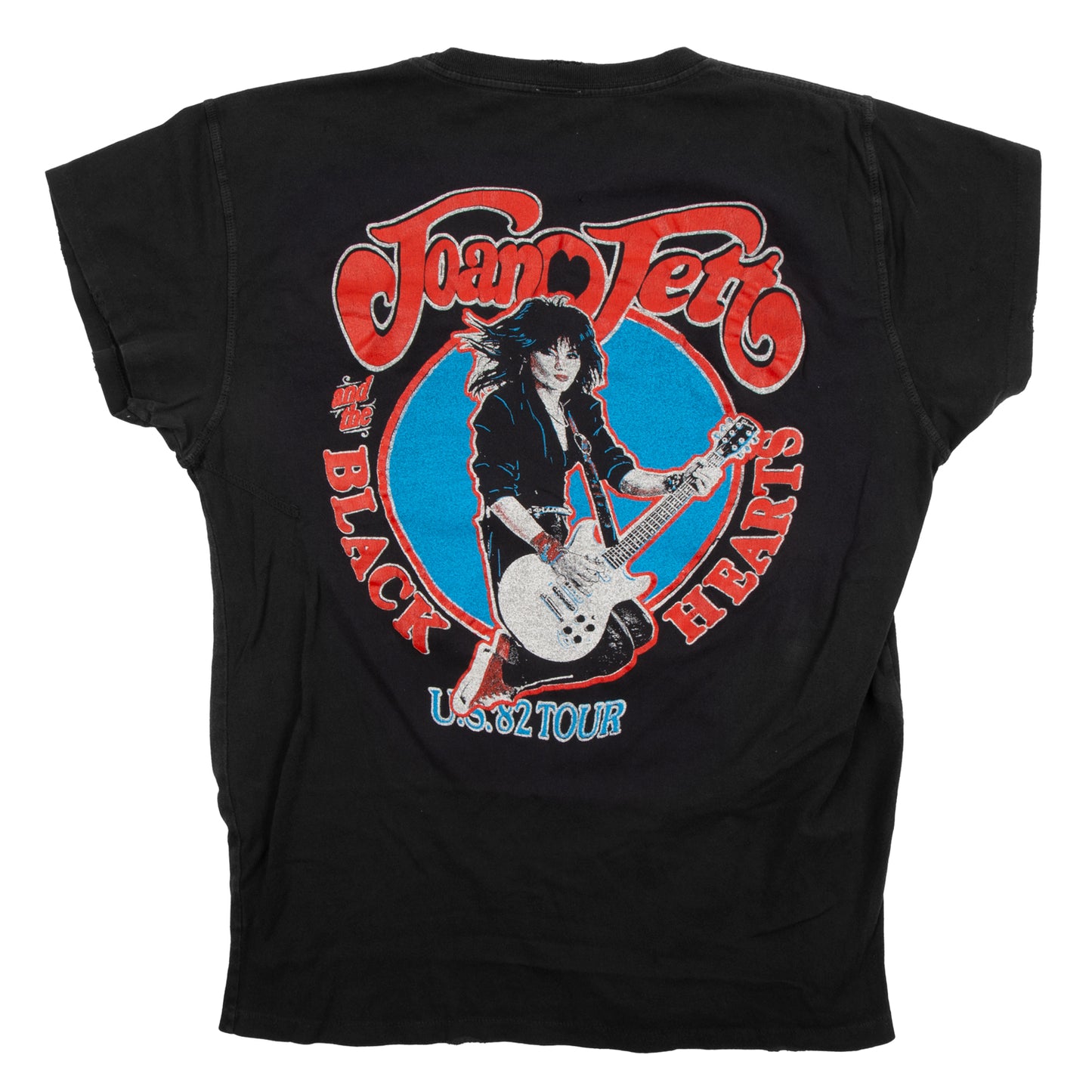 Joan Jett & The Blackhearts x MadeWorn 82 US Tour Black T-Shirt