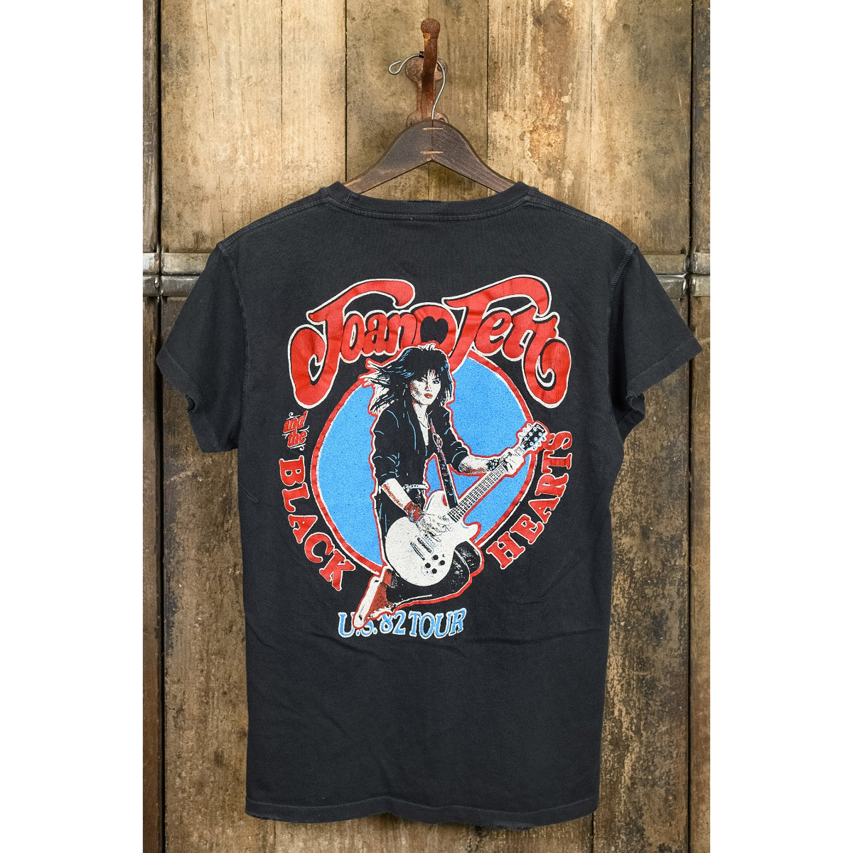 Joan Jett & The Blackhearts x MadeWorn 82 US Tour Black T-Shirt