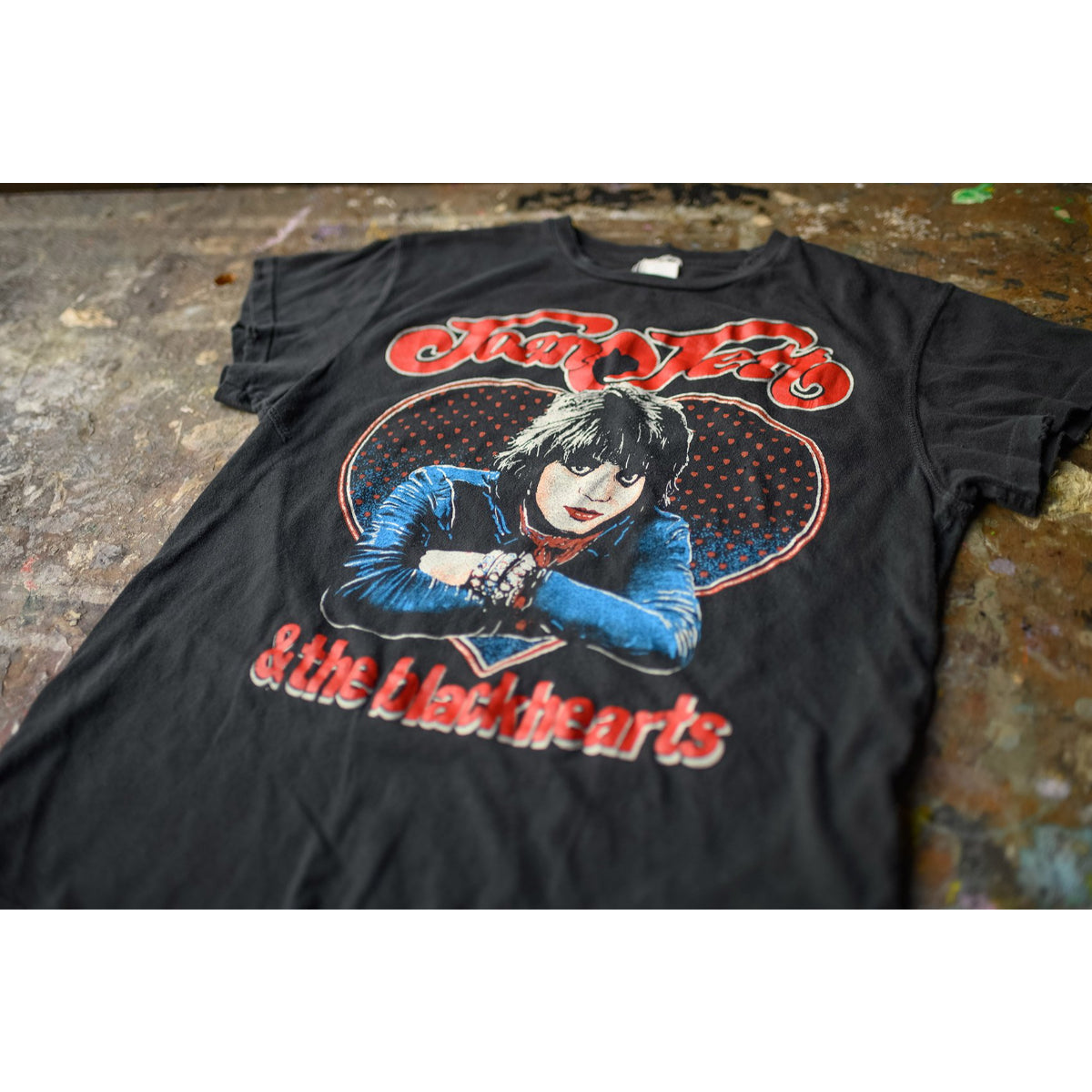 Joan Jett & The Blackhearts x MadeWorn 82 US Tour Black T-Shirt