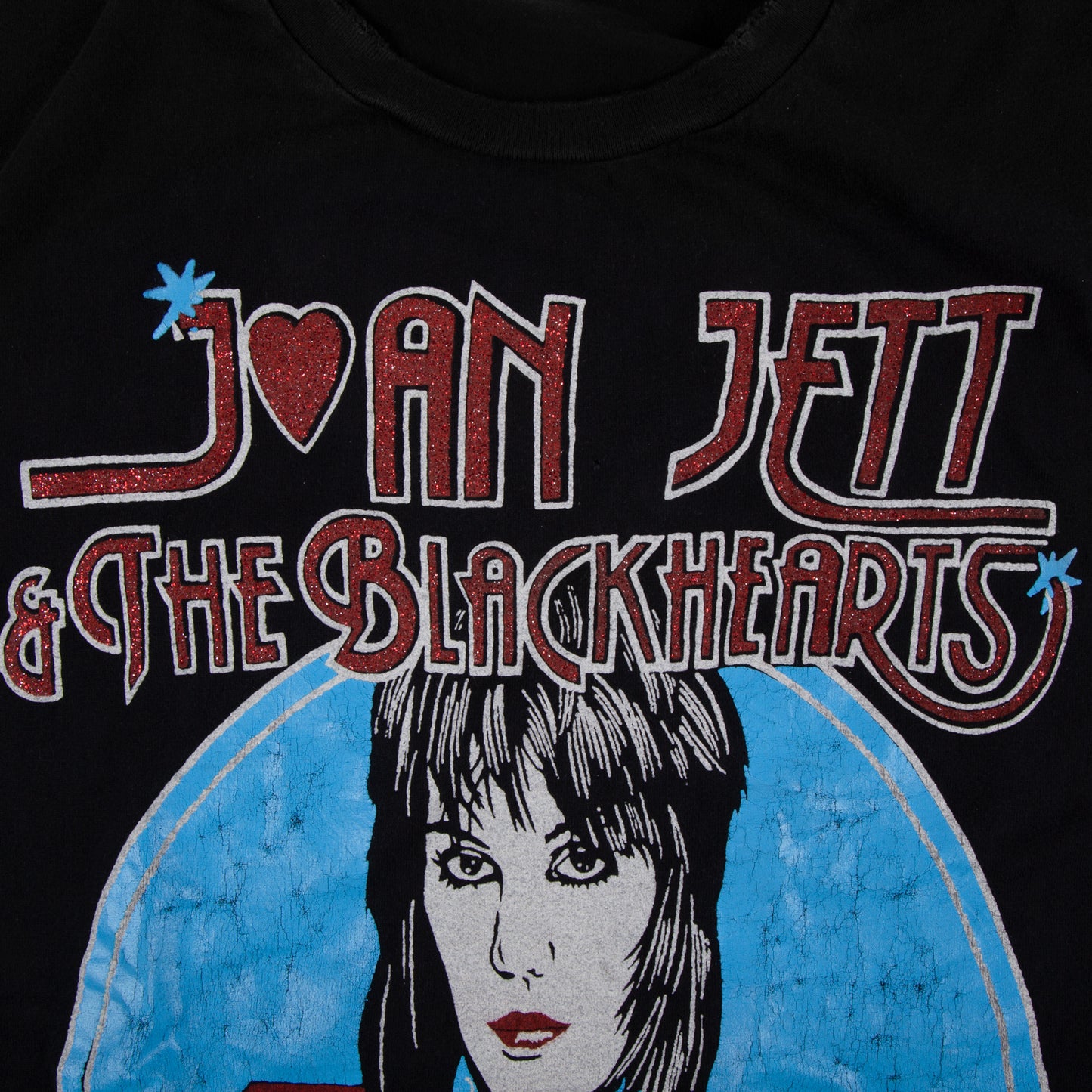 Joan Jett & The Blackhearts x MadeWorn Black T-Shirt