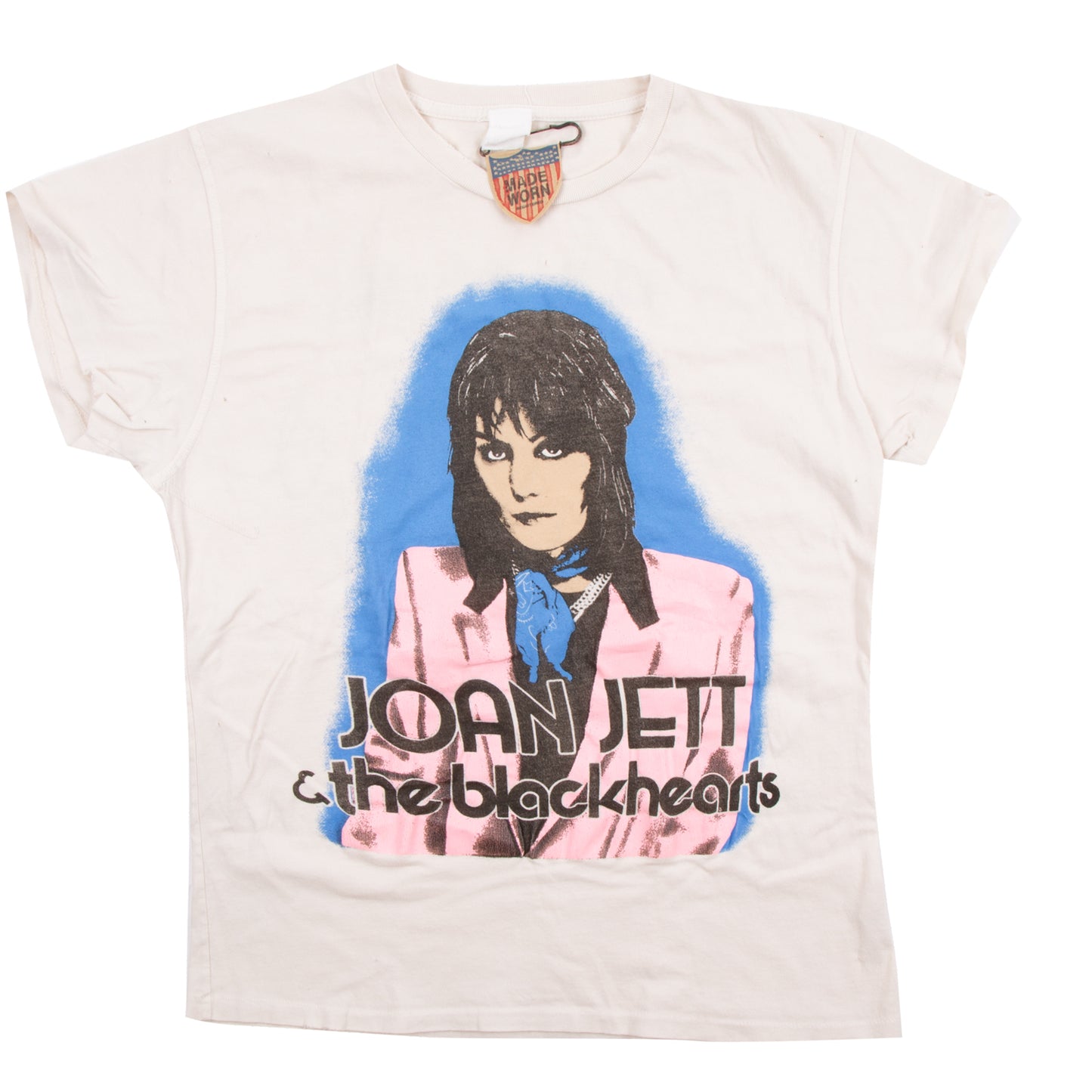 Joan Jett & The Blackhearts x MadeWorn I Love Rock n Roll 1982 White T-Shirt