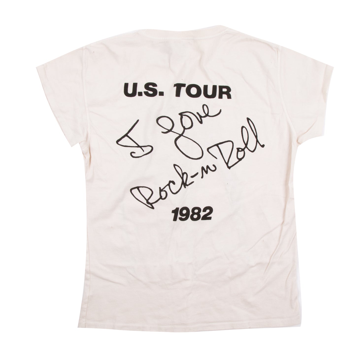 Joan Jett & The Blackhearts x MadeWorn I Love Rock n Roll 1982 White T-Shirt