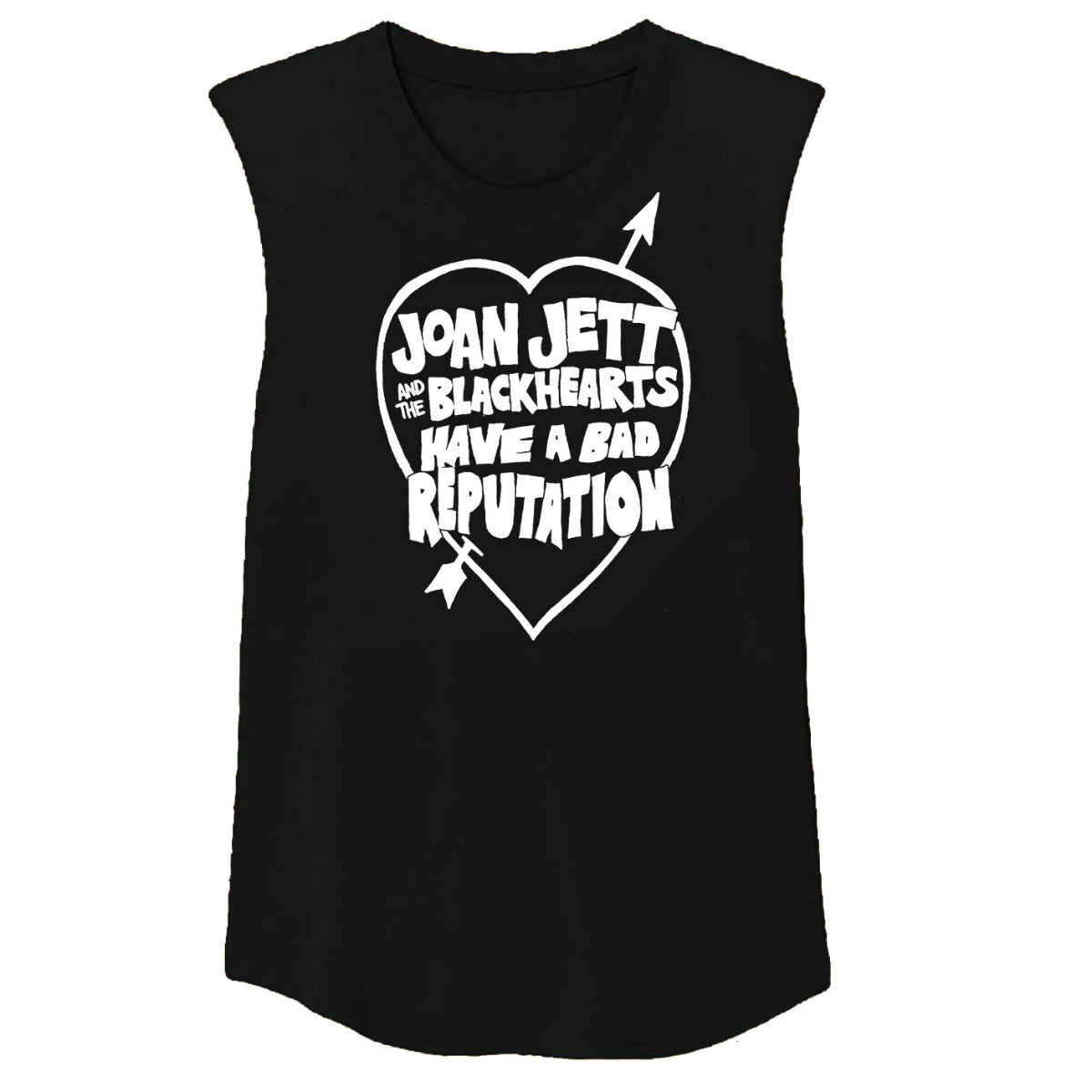 Bad Rep Heart Black Tank Top